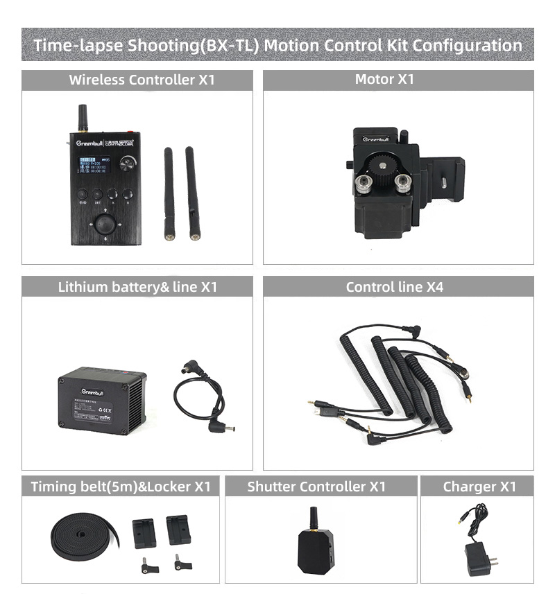 Portable Camera Slider-BX200R Time-lapse Shooting(BX-TL) 06